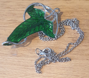 Lord of the Rings - Elven Leaf Necklace/Brooch