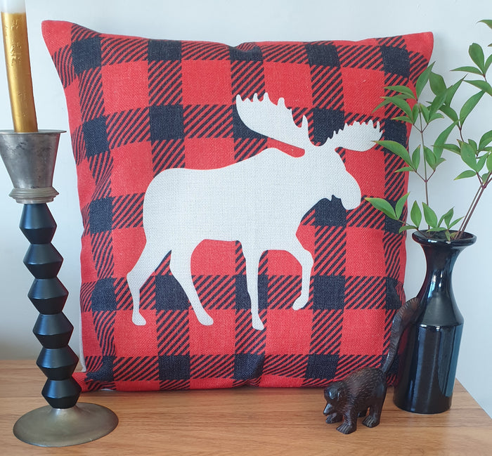 Moose Lodge Cushion Cover