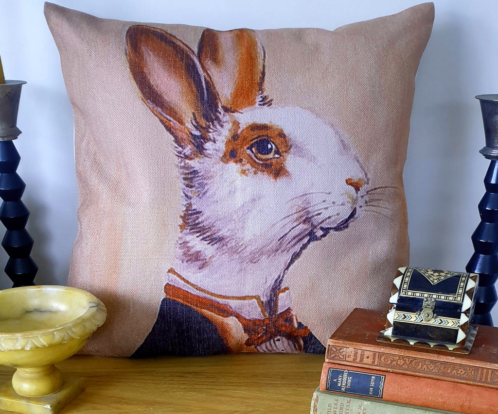 Posh Rabbit Cushion Cover