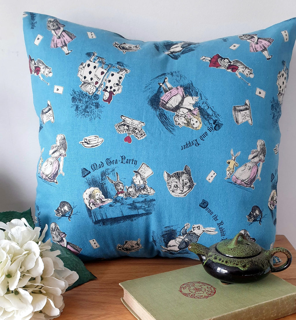 Alice in Wonderland Cushion Cover - Planet Retro Original