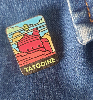 Tatooine Star Wars Enamel Pin / Brooch