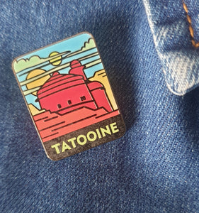 Tatooine Star Wars Enamel Pin / Brooch