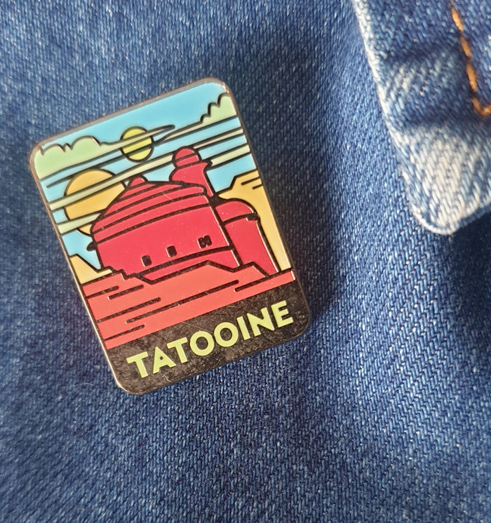 Tatooine Star Wars Enamel Pin / Brooch