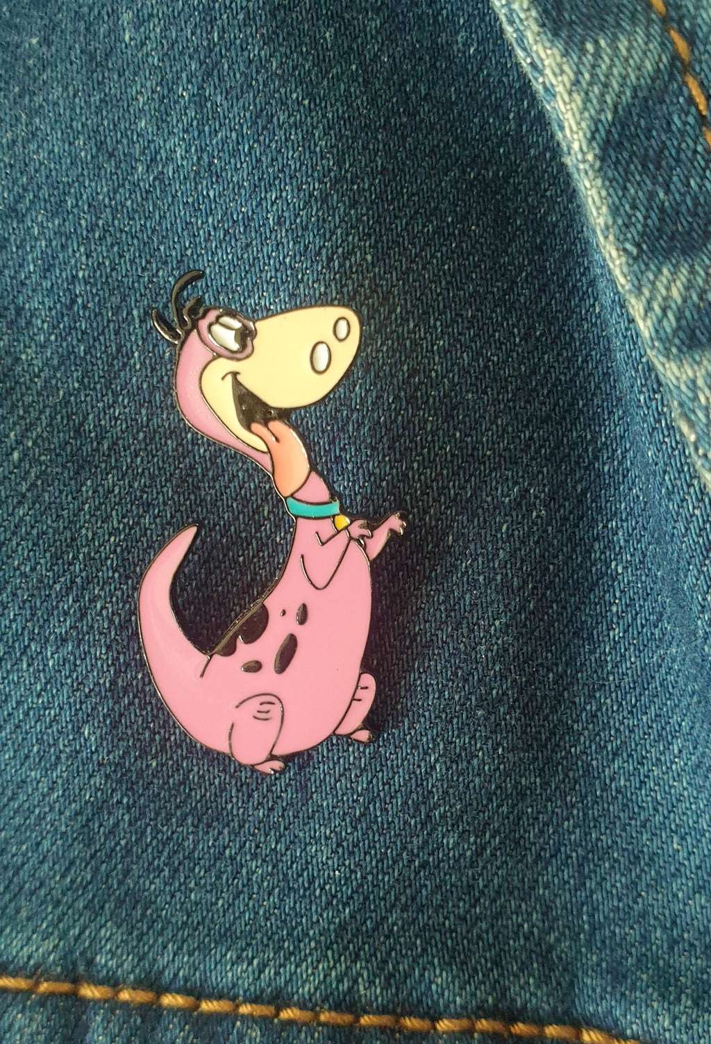 Dino Flintstones - Enamel Pin / Brooch