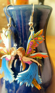 Fairy Girl Acrylic Earrings