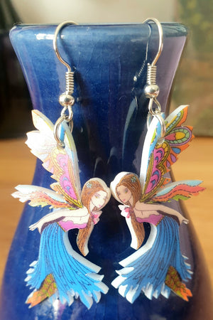 Fairy Girl Acrylic Earrings