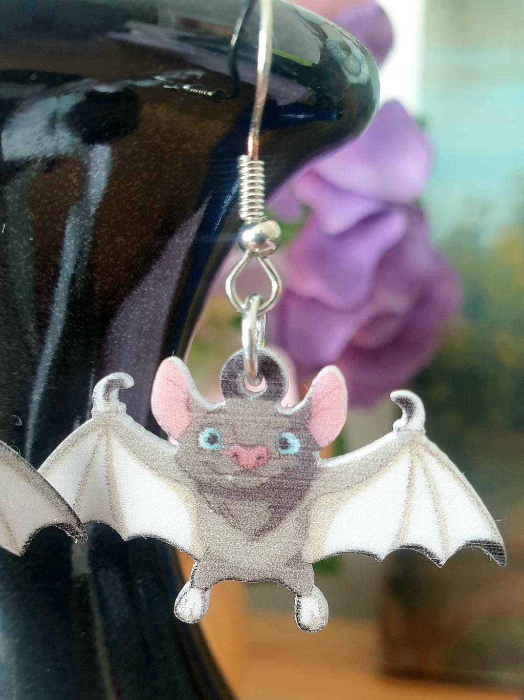 Bat Babies - Acrylic Hook Earrings