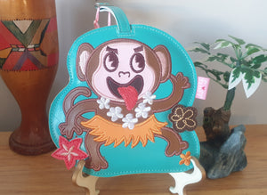 Mr Monkey Luggage Tag