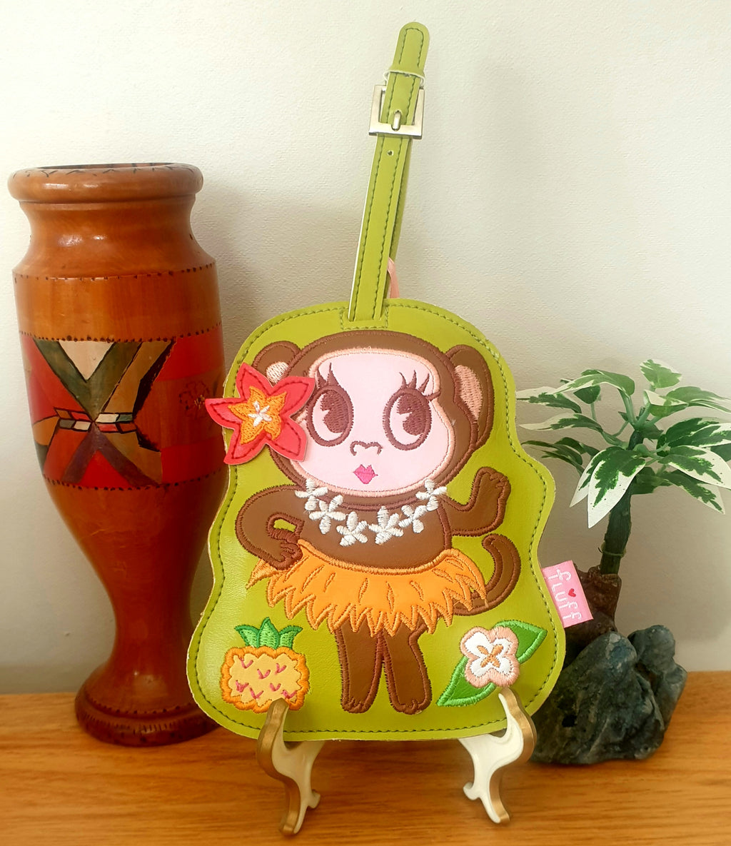 Mrs Monkey Luggage Tag