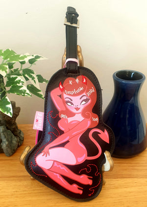 Devilish Debra Luggage Tag