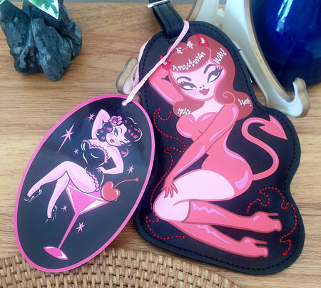 Devilish Debra Luggage Tag