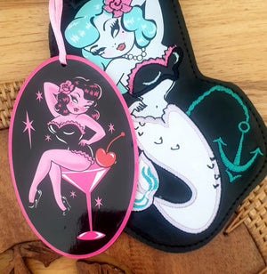 Myra the Mermaid Luggage Tag