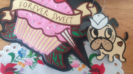 Forever Sweet Cake Luggage Tag