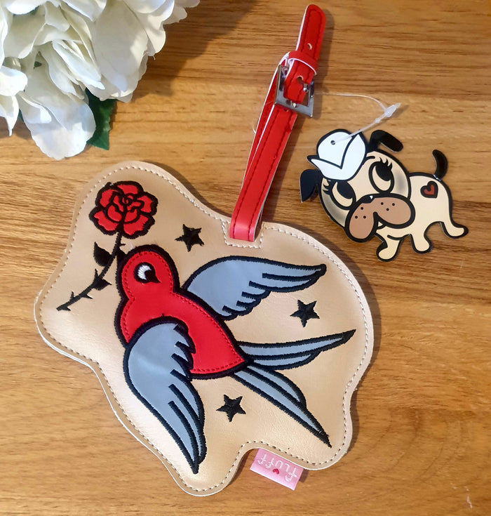 Sweet Swallow Bird Luggage Tag