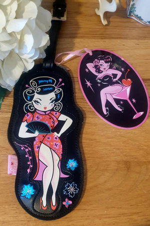 China Girl Luggage Tag