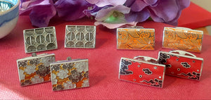 Oriental Enamelled Cufflinks