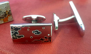 Oriental Enamelled Cufflinks