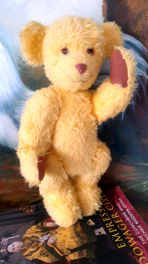 Vintage Yellow Jointed Teddy Bear