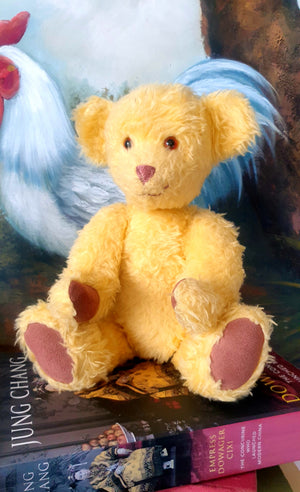 Vintage Yellow Jointed Teddy Bear