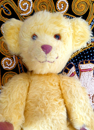 Vintage Yellow Jointed Teddy Bear