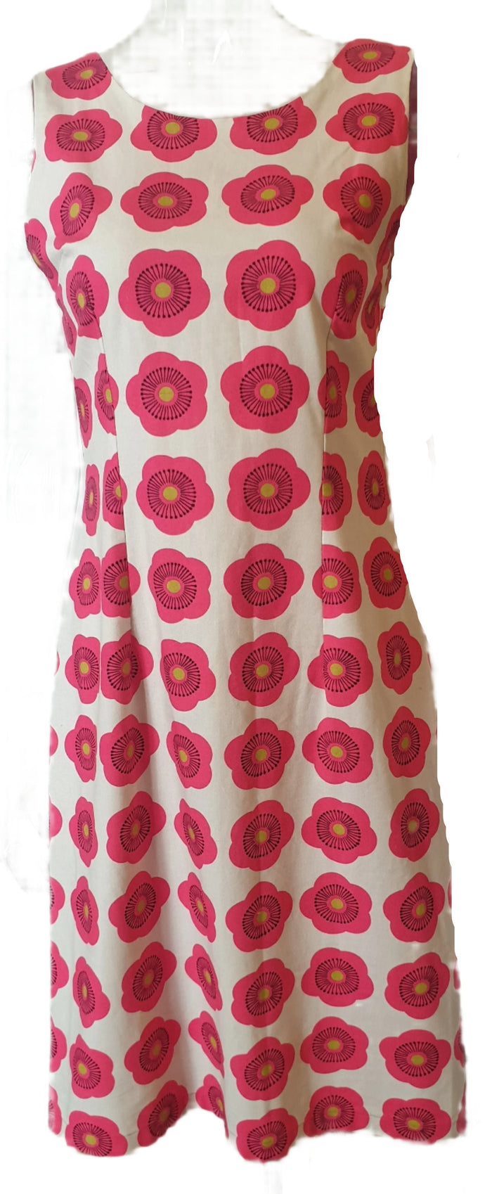 Missy's by Rosalyn NZ Pink Flowers Dress (Small)