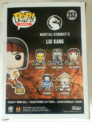 Pop Vinyl - Mortal Kombat - Liu Kang #252