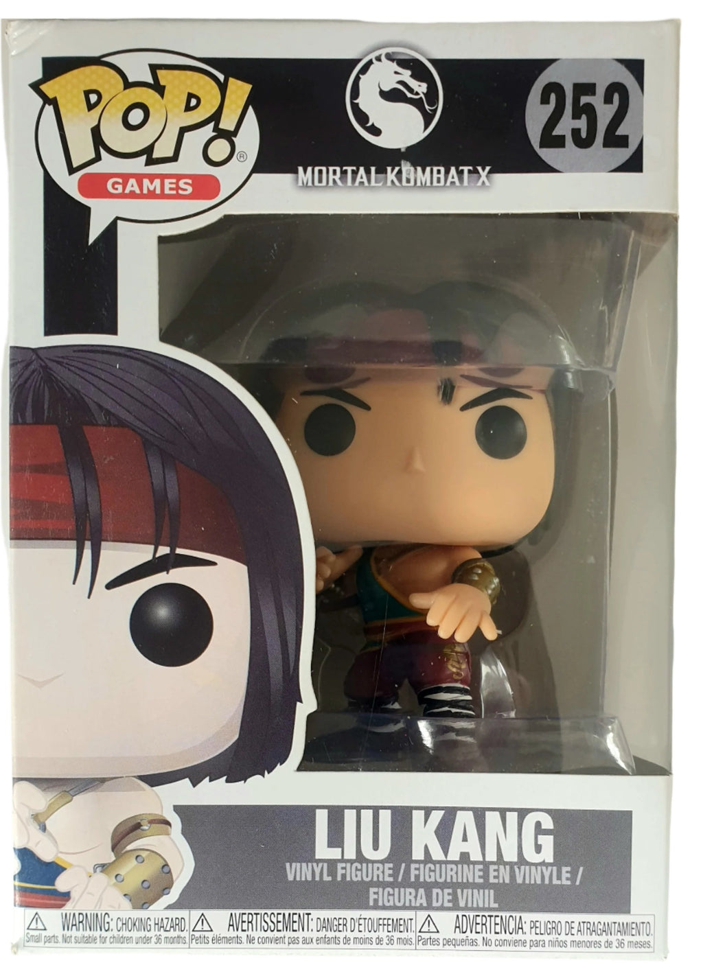 Pop Vinyl - Mortal Kombat - Liu Kang #252