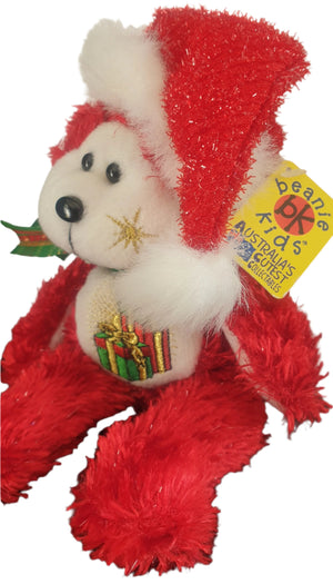 BK Beanie Kids Bear - Prezzie the Bear Christmas (2004)