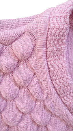 Baby Pink Knit Sweater (Small)