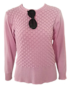 Baby Pink Knit Sweater (Small)