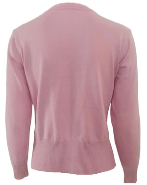 Baby Pink Knit Sweater (Small)