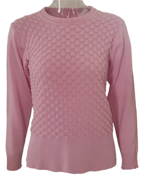 Baby Pink Knit Sweater (Small)