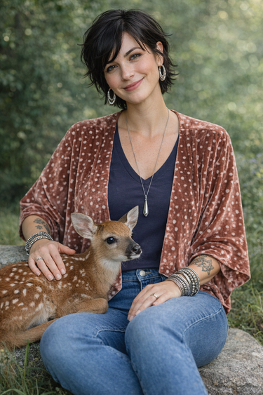 Mini Kimono by Planet Retro - A Deer Thing (OSFA)