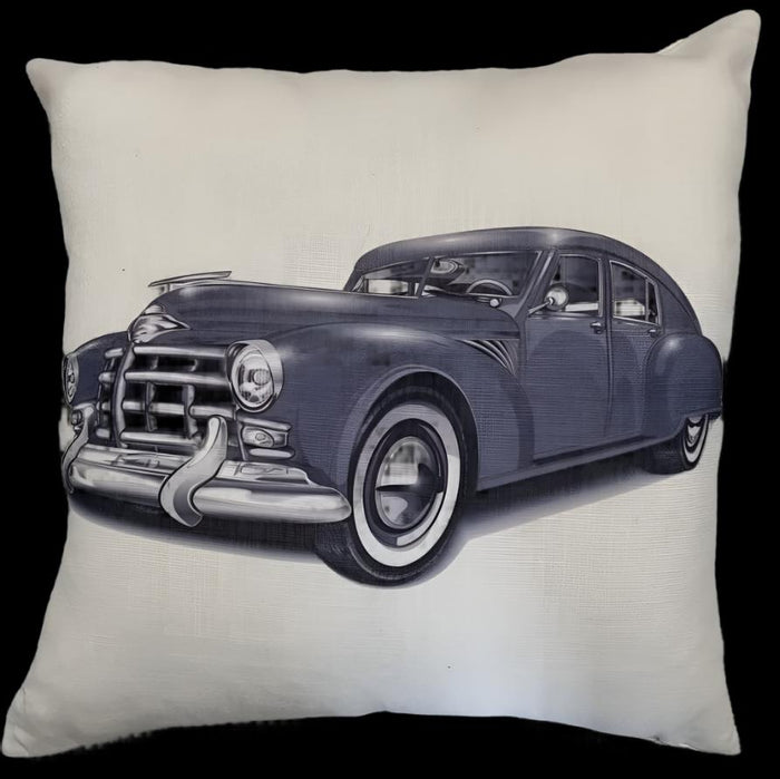 50s Classic Car Cushion Cover