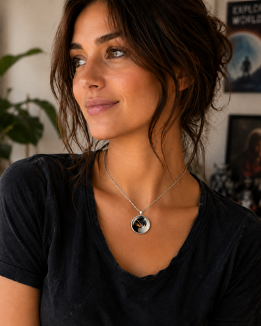 Sam Winchester Supernatural Dome Necklace