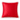 Vintage Malta velvet cushion cover with fringe featuring red satin back, 45cm statement home decor piece