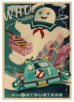 Ghostbusters - A3 Art Print