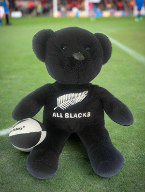 All Blacks Rugby Teddy Bear New Vintage Toys Collectables Planet Retro NZ
