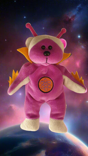BK Beanie Kids Bear - Al the Alien Bear (2000) New Vintage Collectibles Toys Planet Retro NZ 2