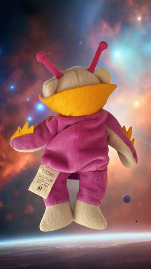 BK Beanie Kids Bear - Al the Alien Bear (2000) New Vintage Collectibles Toys Planet Retro NZ 3