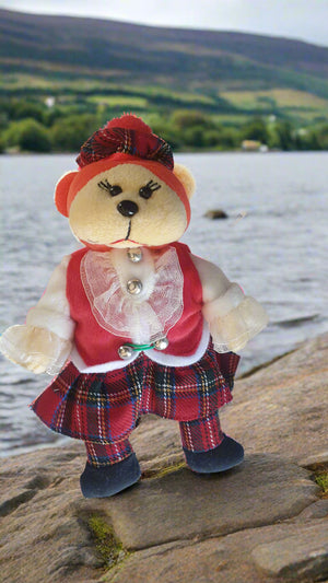 BK Beanie Kids Bear - Bonnie the Scottish Bear (2003) New Vintage Toys Collectables Planet Retro NZ 2