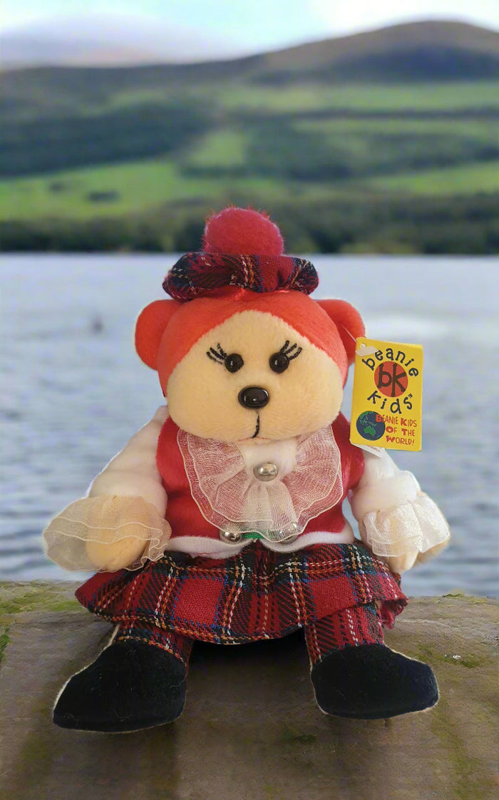 BK Beanie Kids Bear - Bonnie the Scottish Bear (2003)