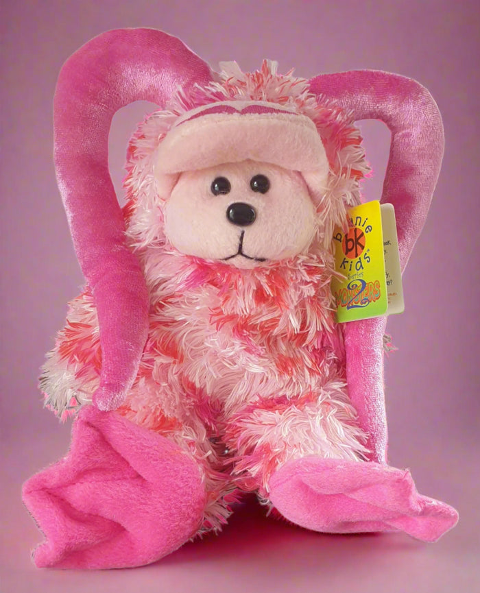 BK Beanie Kids Bear - Pouty the Pink Monster Bear (2006)