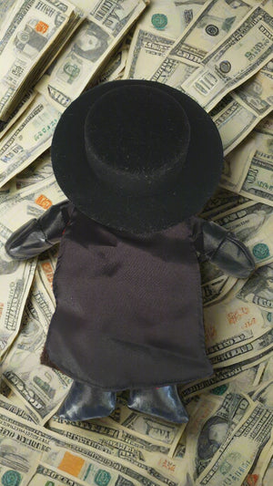 BK Beanie Kids Bear - Shadow El Bandito Bear (2005) vintage toys collectables nz planet retro 3