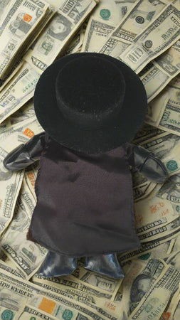 BK Beanie Kids Bear - Shadow El Bandito Bear (2005) vintage toys collectables nz planet retro 3