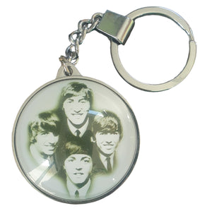 Beatles Photo Keychain Planet Retro NZ