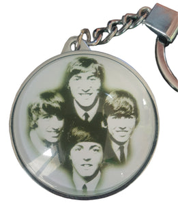 Beatles Photo Keychain Planet Retro NZ