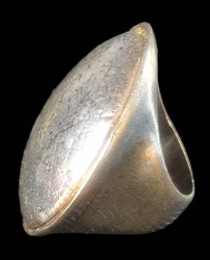 Big Beautiful Silver Circle Ring New Vintage Jewellery Accessories Planet Retro NZ 3