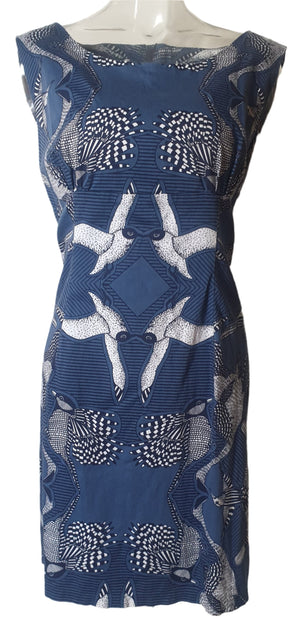 Blue Birds Julie Dress - Planet Retro Original New & Vintage NZ