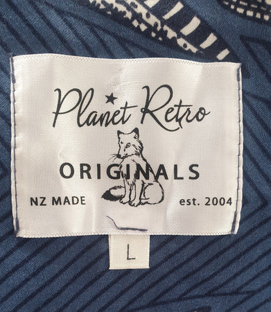 Blue Birds Julie Dress - Planet Retro Original New & Vintage NZ 4